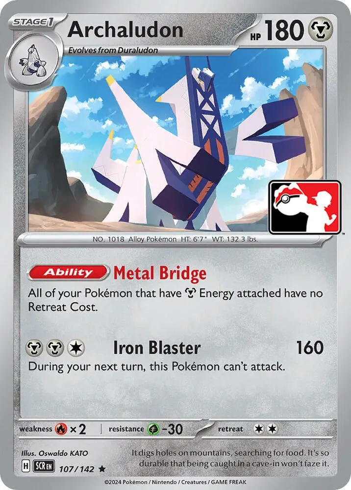 Archaludon — Prize Pack Series Cards — Pokemon