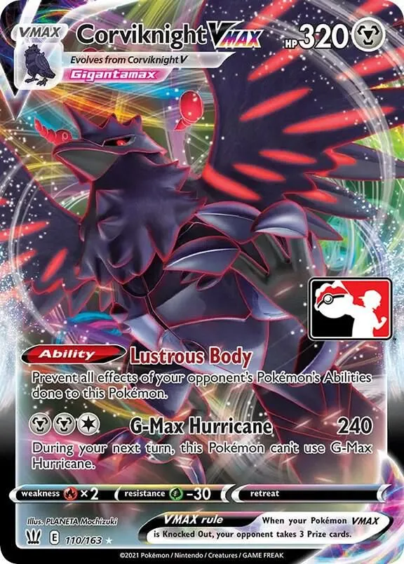 Corviknight VMAX — Prize Pack Series Cards — Pokémon