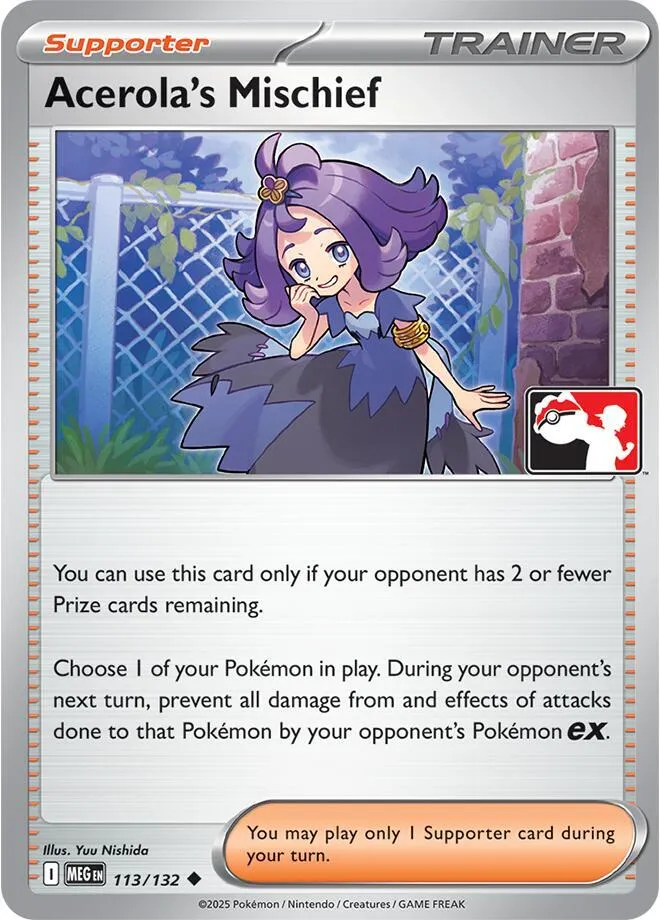Acerola's Mischief — Prize Pack Series Cards — Pokemon