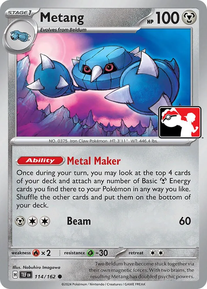 Métang from Prize Pack Series Cards - Pokemon