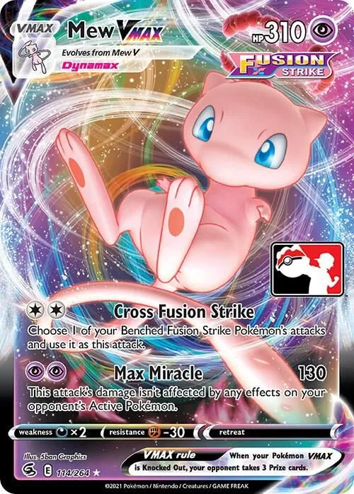 Mew VMAX from Prize Pack Series Cards - Pokemon