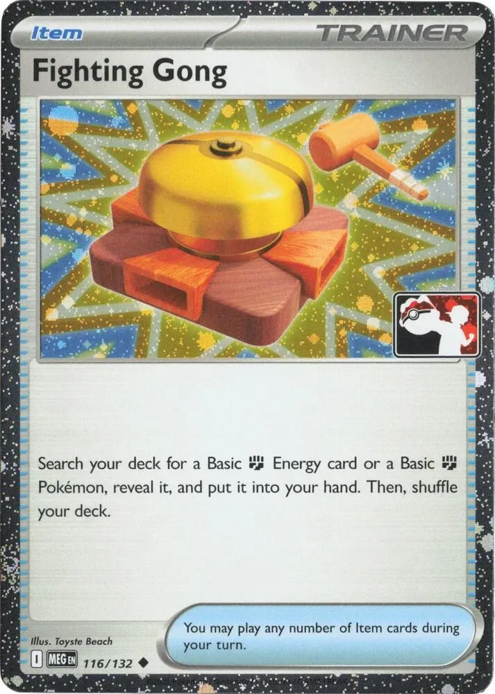 Fighting Gong — Prize Pack Series Cards — Pokemon