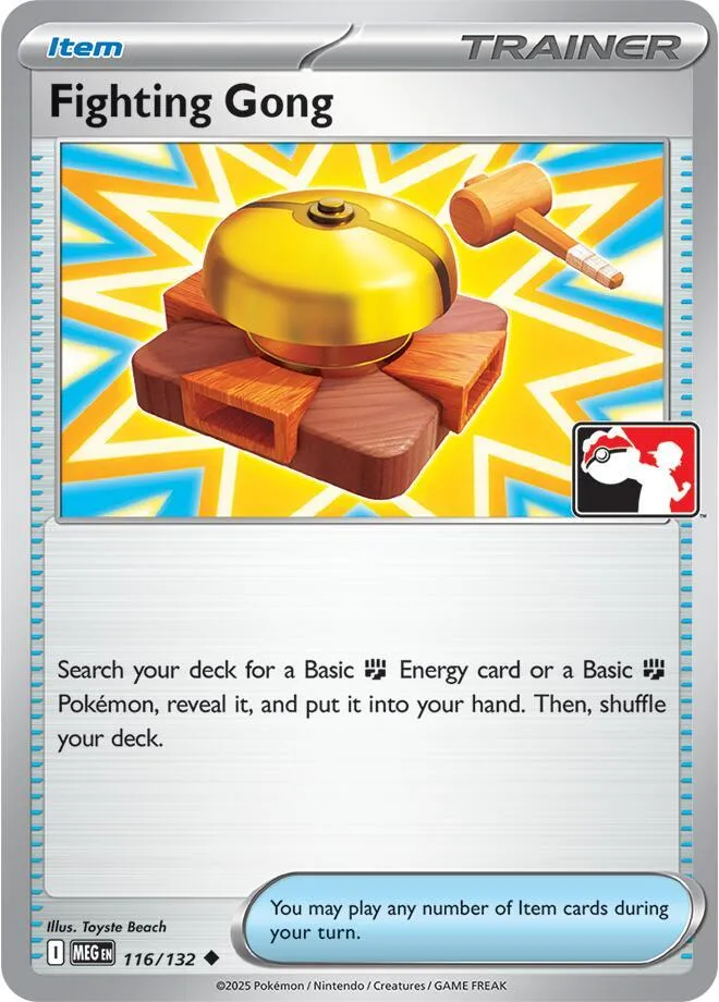 Fighting Gong — Prize Pack Series Cards — Pokémon