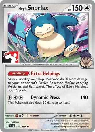 Ronflex de Nabil from Prize Pack Series Cards - Pokemon