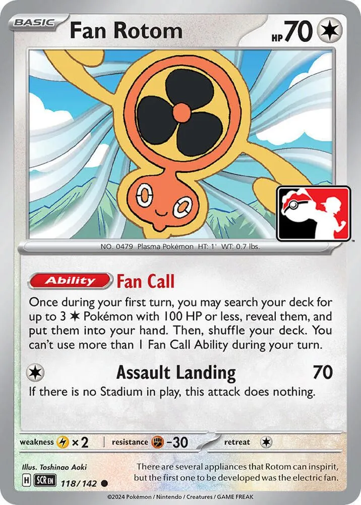 Fan Rotom — Prize Pack Series Cards — Pokémon