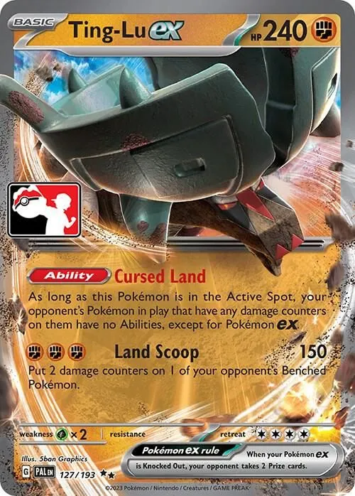 Dinglu ex — Prize Pack Series Cards — Pokemon