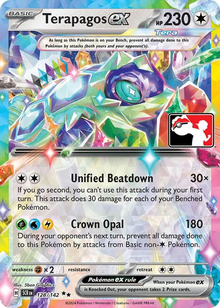 Terapagos ex — Prize Pack Series Cards — Pokemon