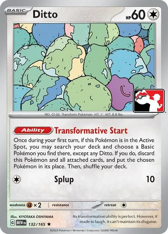 Ditto — Prize Pack Series Cards — Pokemon