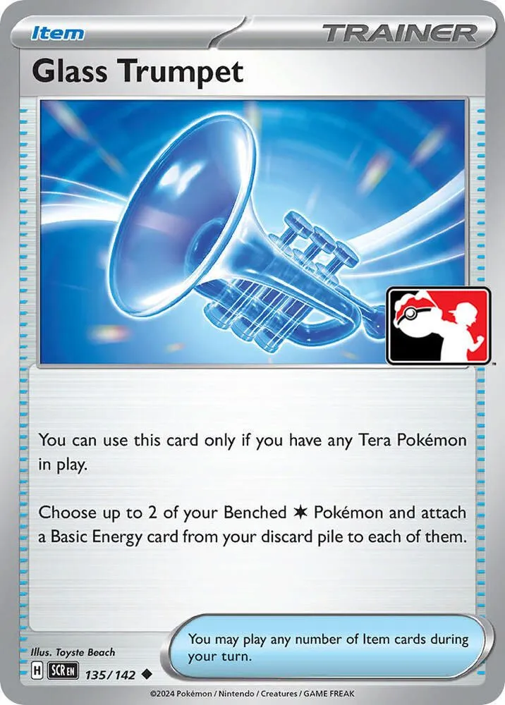 Glass Trumpet — Prize Pack Series Cards — Pokemon