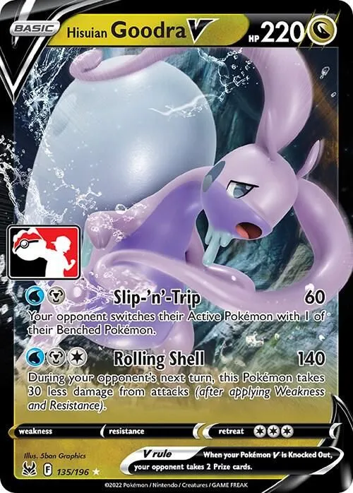 Hisuian Goodra V — Prize Pack Series Cards — Pokemon