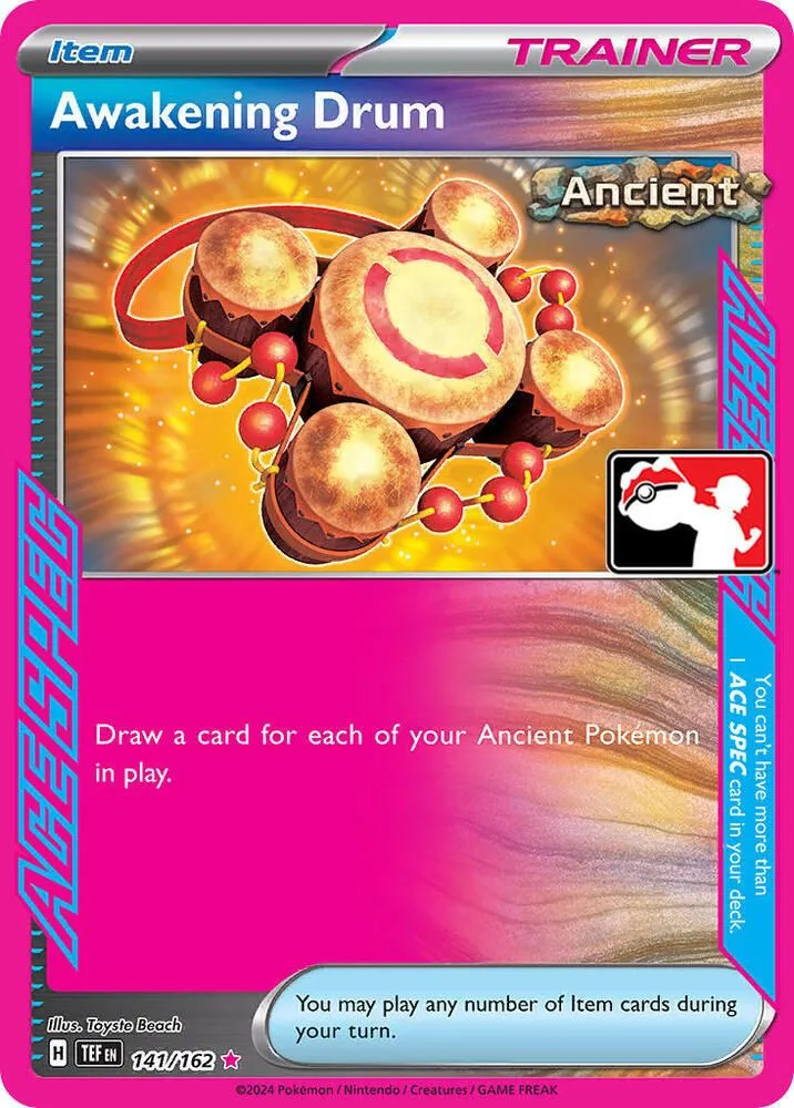 Awakening Drum — Prize Pack Series Cards — Pokémon