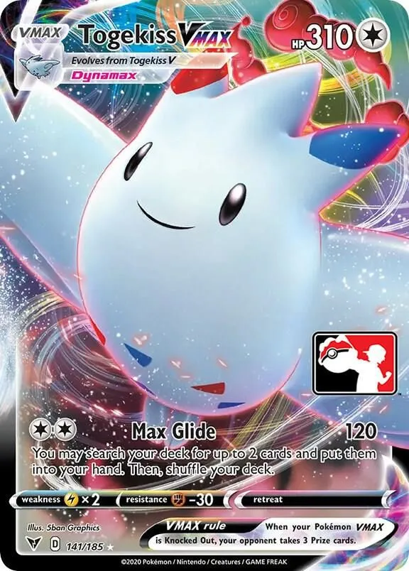 Togekiss VMAX — Prize Pack Series Cards — Pokémon