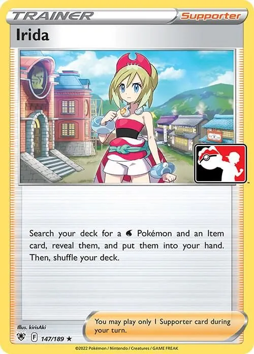 Irida — Prize Pack Series Cards — Pokemon