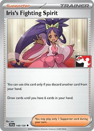 Iris's Fighting Spirit — Prize Pack Series Cards — Pokémon