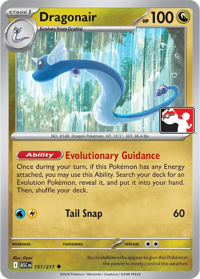 Dragonair — Prize Pack Series Cards — Pokemon