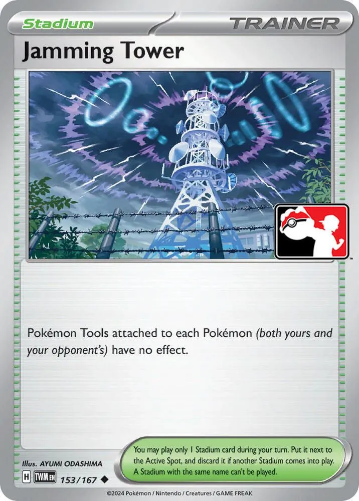 Jamming Tower — Prize Pack Series Cards — Pokemon