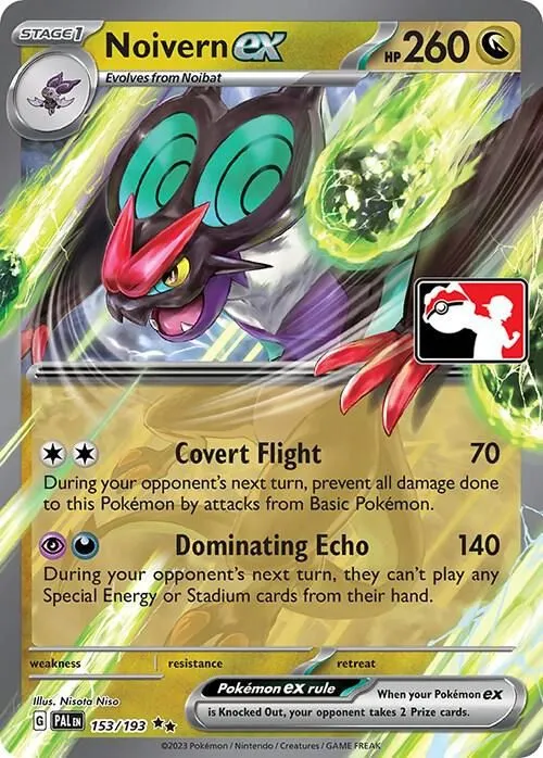 Noivern ex — Prize Pack Series Cards — Pokémon