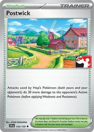 Postwick — Prize Pack Series Cards — Pokémon