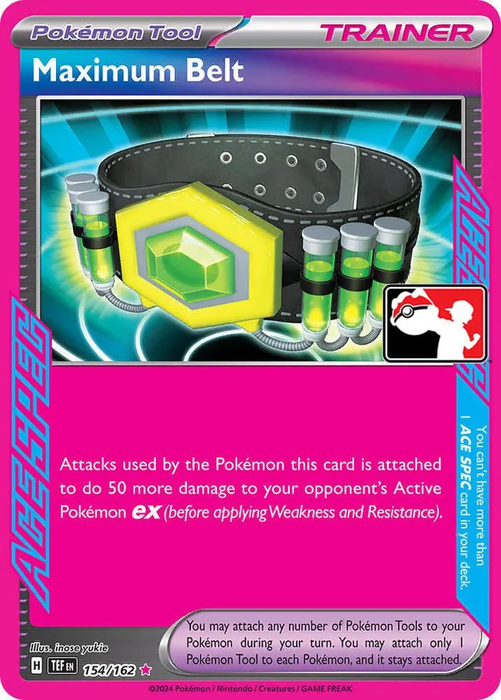 Maximum Belt — Prize Pack Series Cards — Pokémon