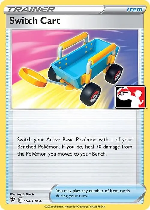 Switch Cart — Prize Pack Series Cards — Pokemon
