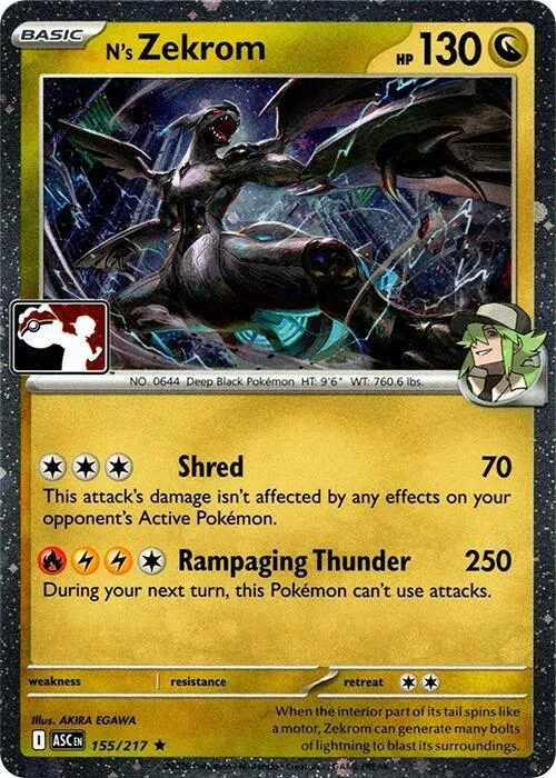 N's Zekrom — Prize Pack Series Cards — Pokemon
