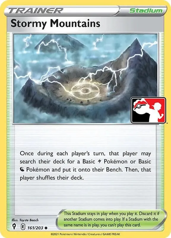 Stormy Mountains — Prize Pack Series Cards — Pokemon