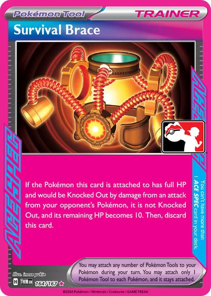 Survival Brace — Prize Pack Series Cards — Pokemon
