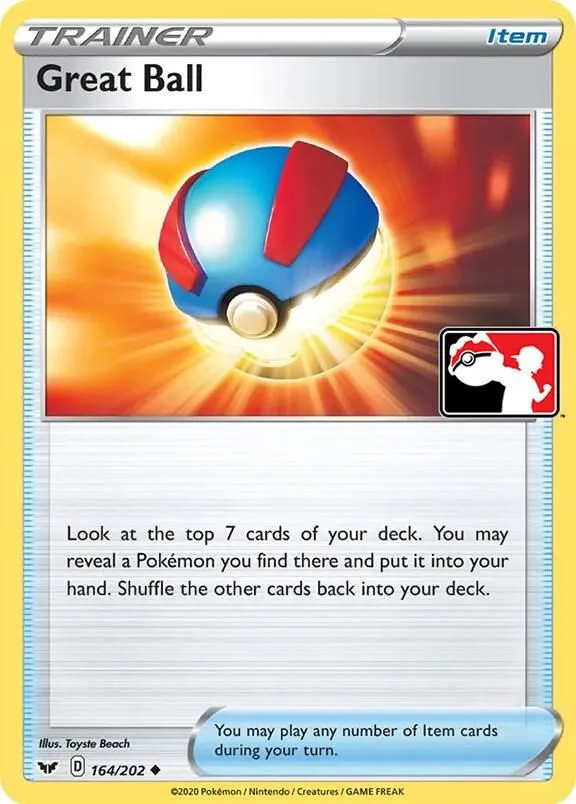 Great Ball — Prize Pack Series Cards — Pokemon
