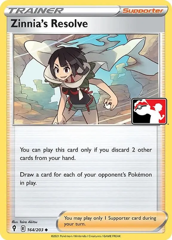 Zinnia's Resolve — Prize Pack Series Cards — Pokemon