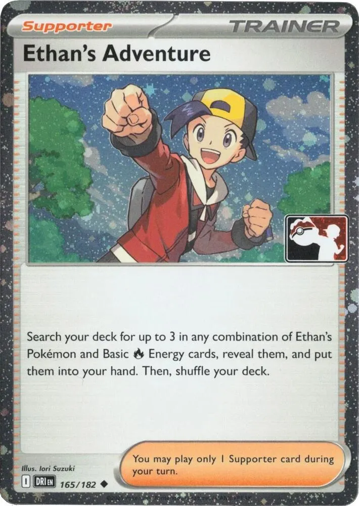 Ethan's Adventure — Prize Pack Series Cards — Pokemon