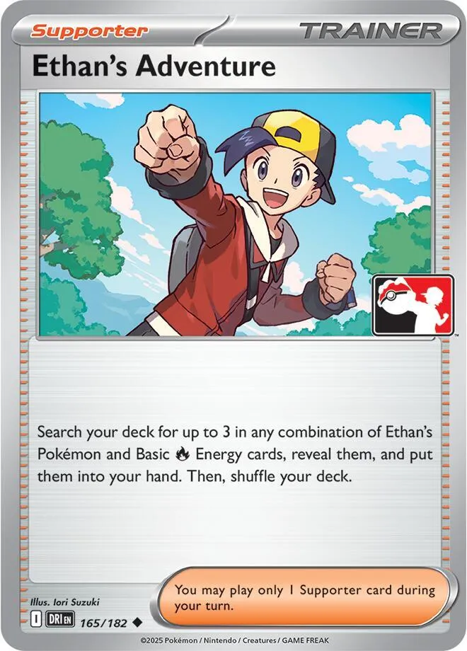 Ethan's Adventure — Prize Pack Series Cards — Pokemon