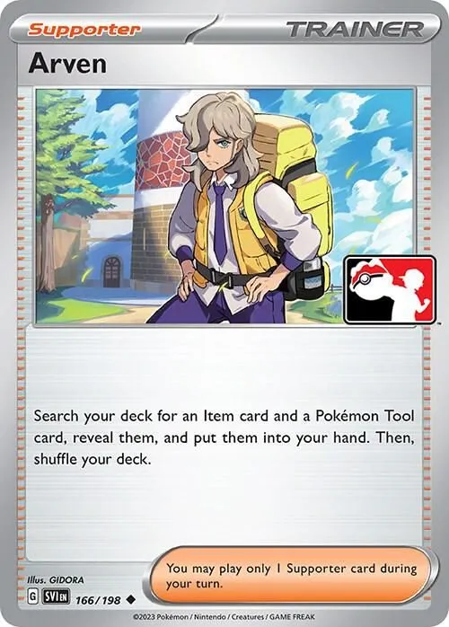 Arven — Prize Pack Series Cards — Pokemon