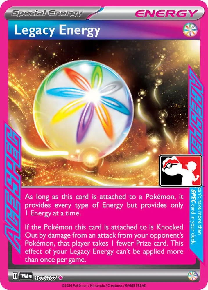 Legacy Energy — Prize Pack Series Cards — Pokemon