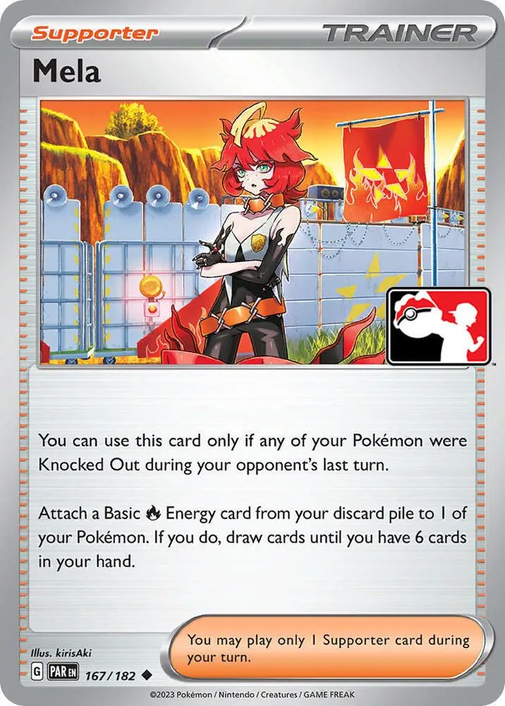 Mela — Prize Pack Series Cards — Pokemon