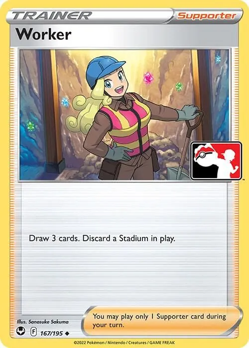 Worker — Prize Pack Series Cards — Pokémon