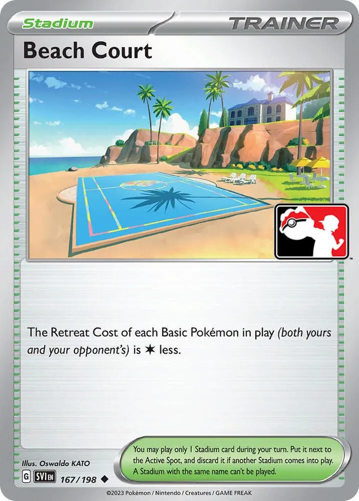 Beach Court — Prize Pack Series Cards — Pokemon