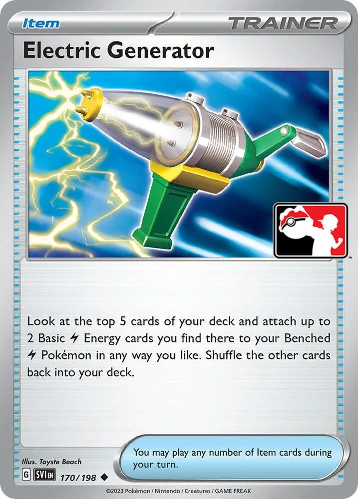 Electric Generator — Prize Pack Series Cards — Pokemon
