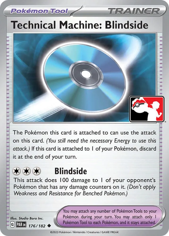 Technical Machine: Blindside — Prize Pack Series Cards — Pokemon