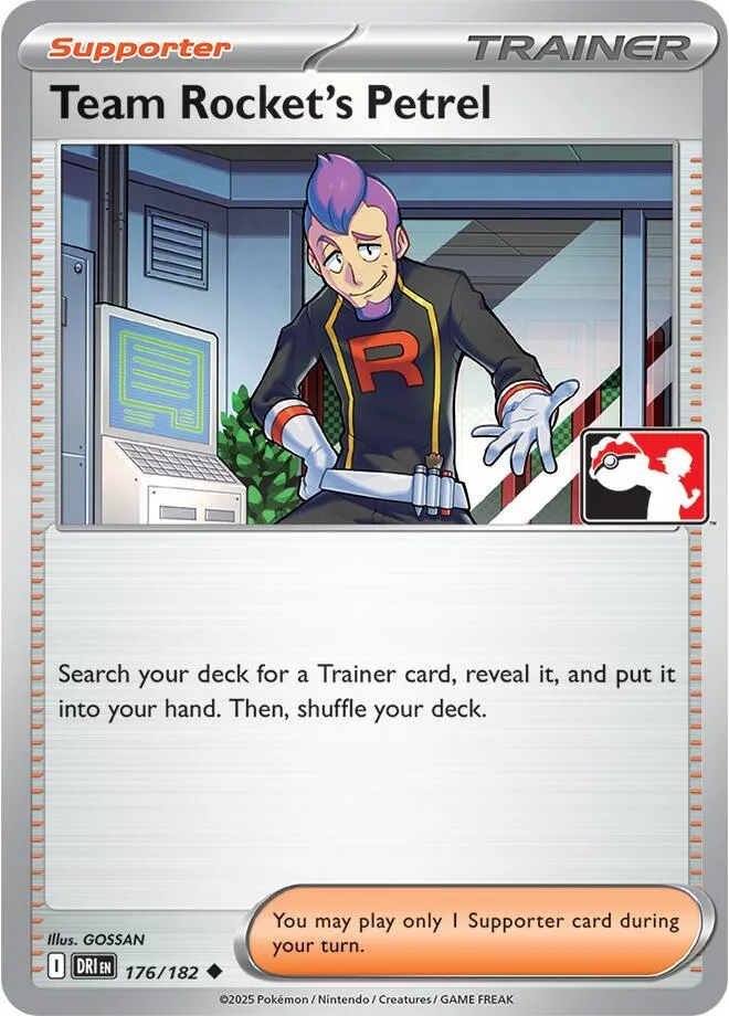 Team Rocket's Petrel — Prize Pack Series Cards — Pokemon