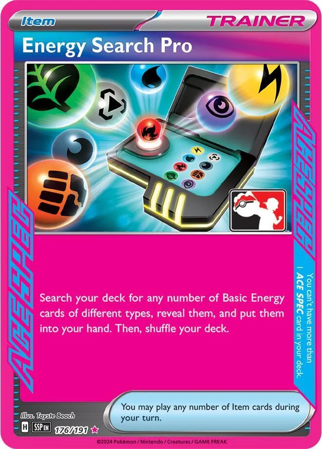Energy Search Pro — Prize Pack Series Cards — Pokemon