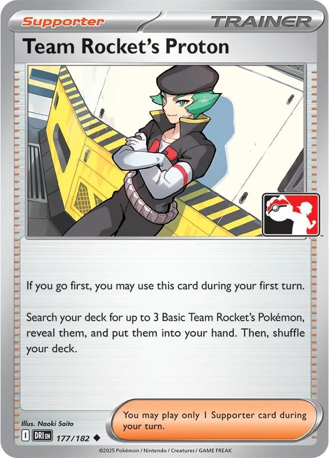 Team Rocket's Proton — Prize Pack Series Cards — Pokemon