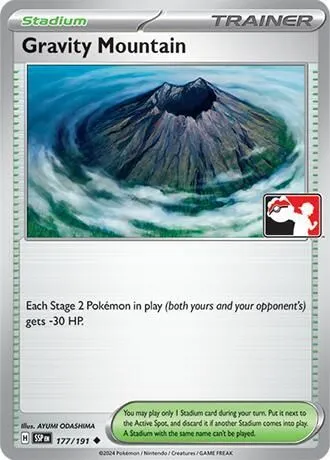 Gravity Mountain — Prize Pack Series Cards — Pokemon