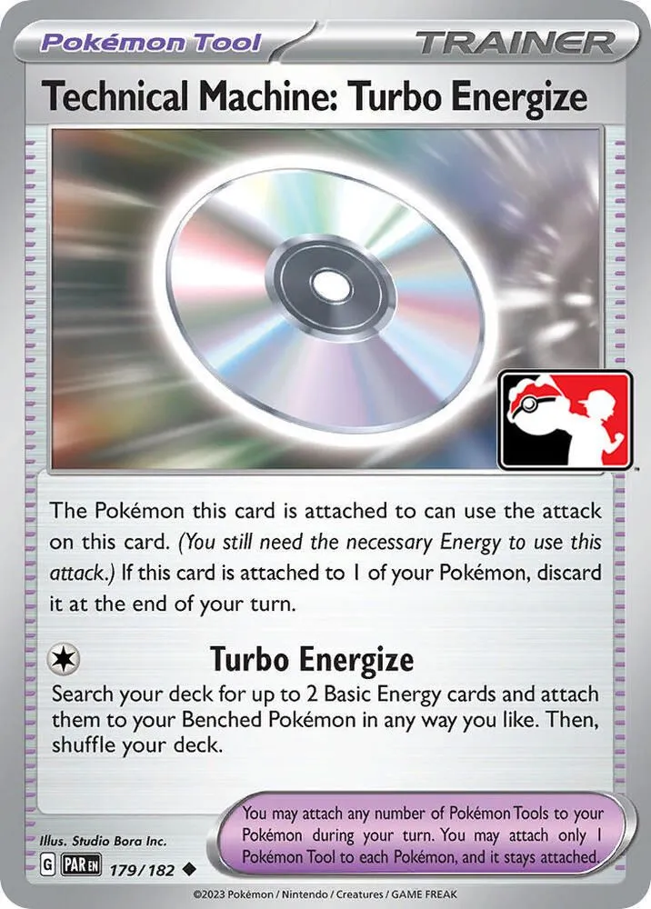 Technical Machine: Turbo Energize — Prize Pack Series Cards — Pokemon