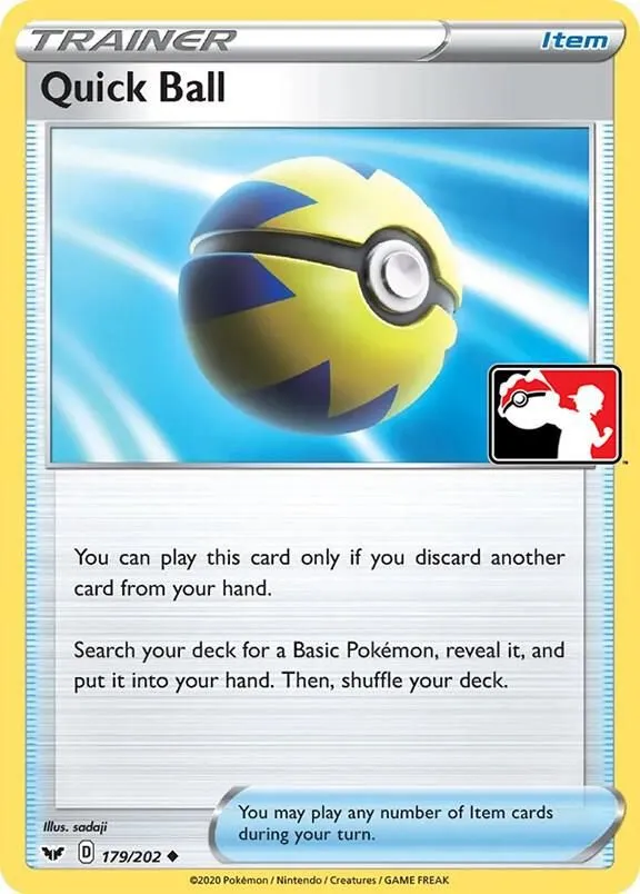 Quick Ball — Prize Pack Series Cards — Pokemon