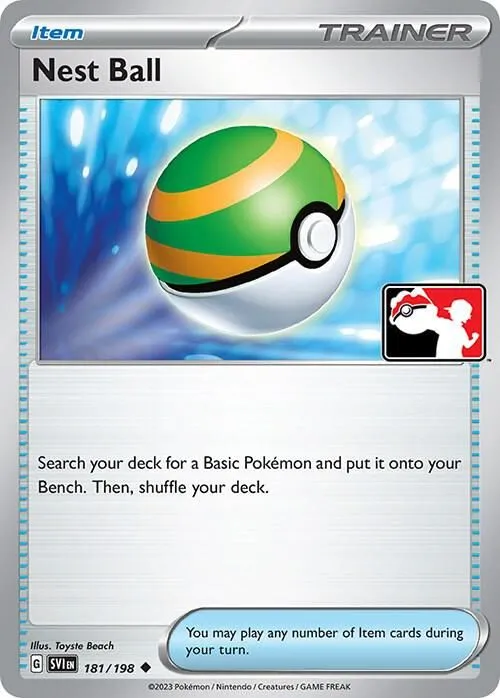 Nest Ball — Prize Pack Series Cards — Pokemon