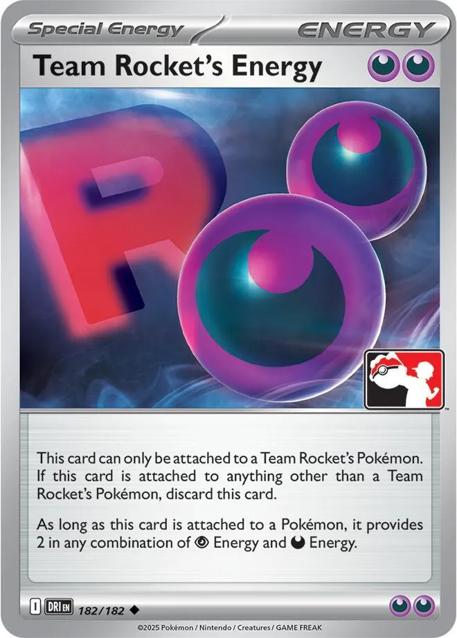 Team Rocket's Energy — Prize Pack Series Cards — Pokemon