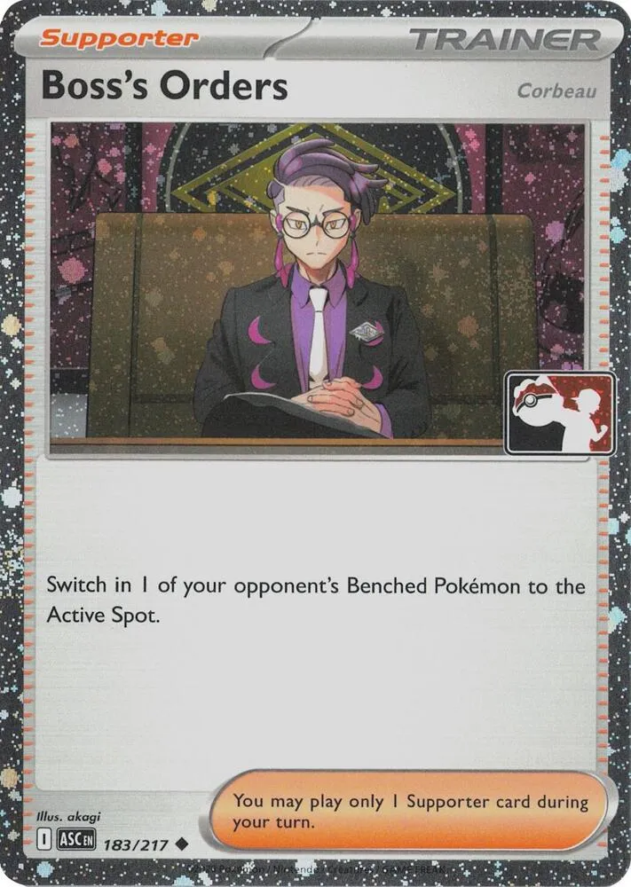 Boss's Orders — Prize Pack Series Cards — Pokemon