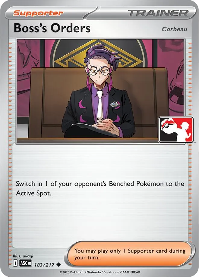 Boss's Orders — Prize Pack Series Cards — Pokemon