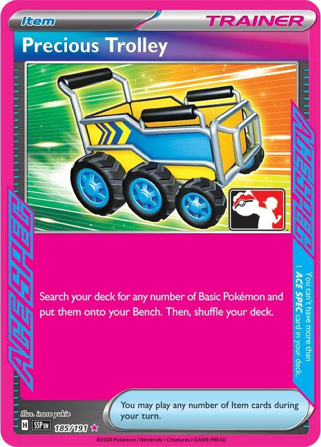 Precious Trolley — Prize Pack Series Cards — Pokemon