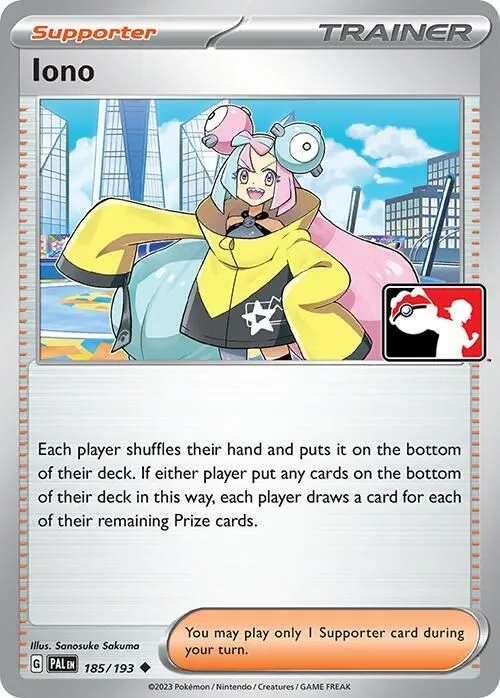 Iono — Prize Pack Series Cards — Pokemon